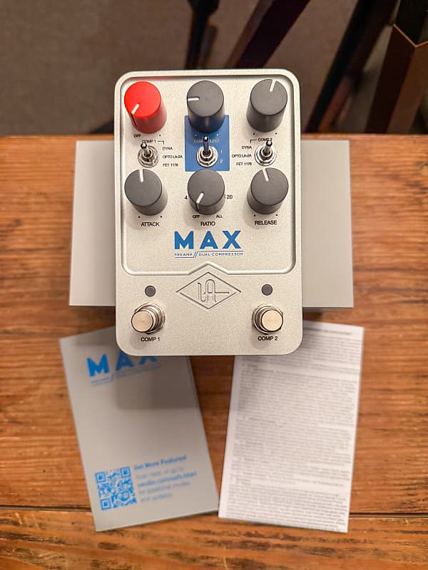 UAD　MAX Dual Compressor Universal Audio Max Preamp and Dual Compressor Pedal