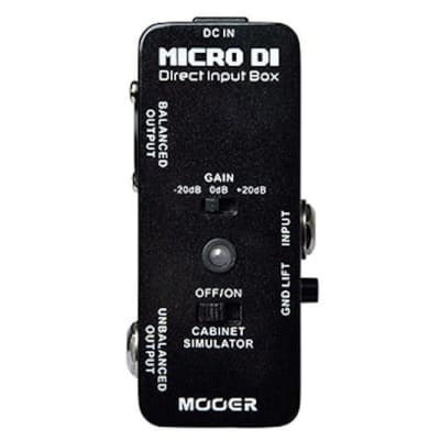 MOOER MICRO DI Direct Box Micro Pedal Free US Shipping image 2
