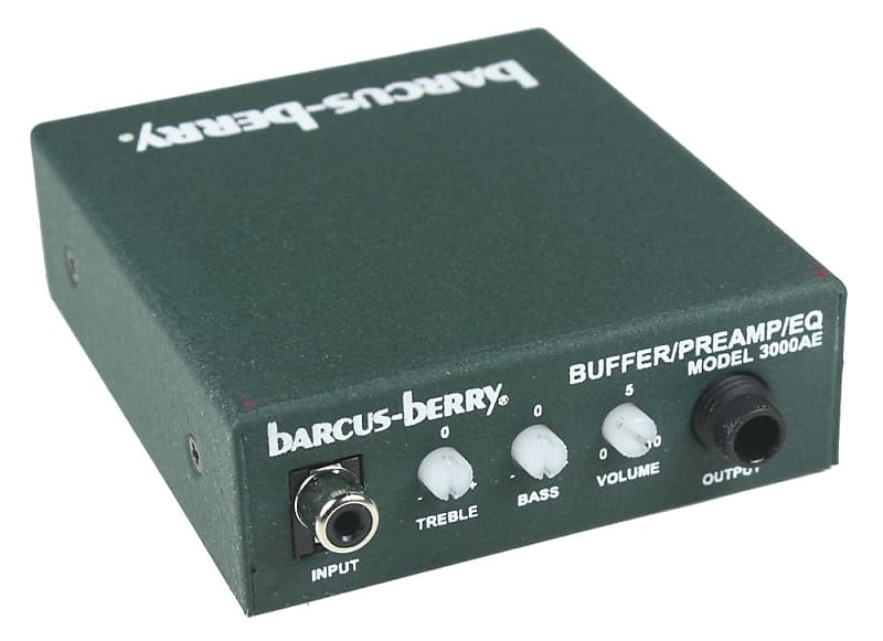 BarcusBerry 3000AE Piezo Buffer Preamp with EQ Reverb