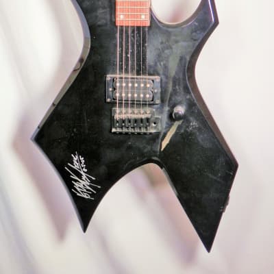 B.C. Rich Bronze Series Warlock Black Kerry King Signature electric guitar used image 6