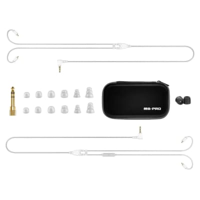 Mee Audio M6 Pro In-Ear Monitors w/ Detachable Cables (Clear) image 5