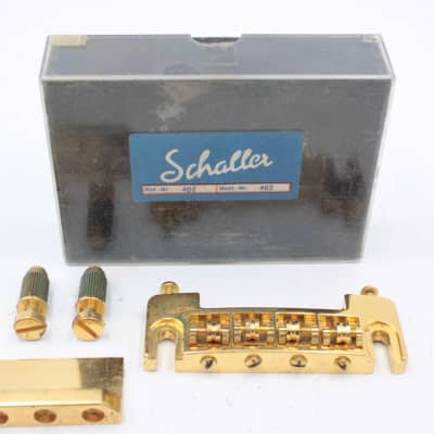 Schaller 456 Bridge Fine Tuning Tailpiece made in Germany | Reverb