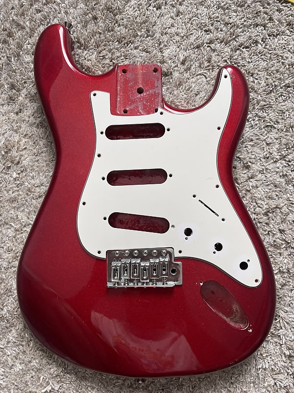 SX VTG STRAT STYLE 3/4 SIZE Electric Guitar - Cherry Red image 1