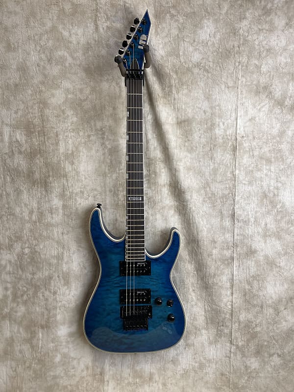 ESP LTD MH-230QM See Thru Blue Sunburst (2021)