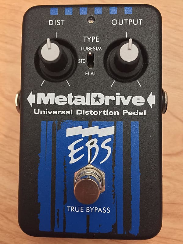 EBS MetalDrive Bass Distortion Black/Blue image 1