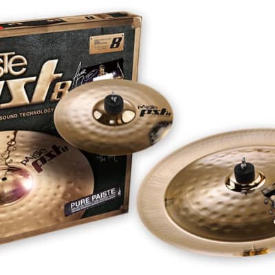 Paiste PST 8 Reflector Rock Effects Pack (10/18) Set Only image 1