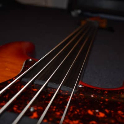 Warmoth 5-String Fretless Bass Early 2010's - Sunburst image 7