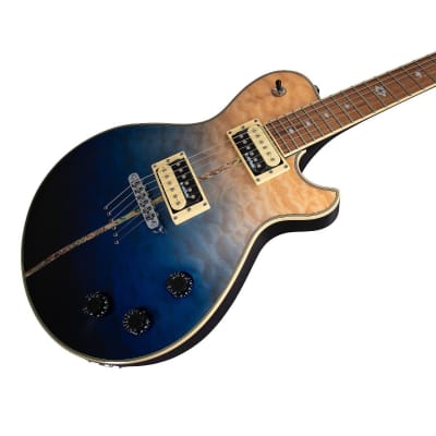 Michael Kelly Patriot Instinct Bold Custom Collection Electric Guitar Blue Fade image 4