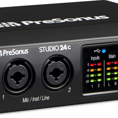 Presonus STUDIO 24C Audio Recording Interface For Zoom Live Stream Conference image 2
