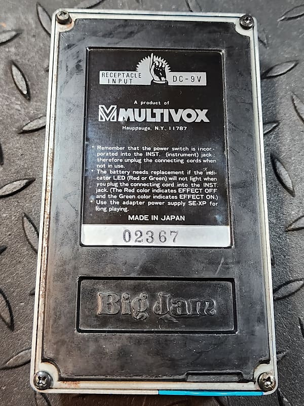 ギター Multivox Big Jam Octave SE-4 Octave Fuzz Multivox Big Jam Octave SE-4 Octave Fuzz Excellent Condition