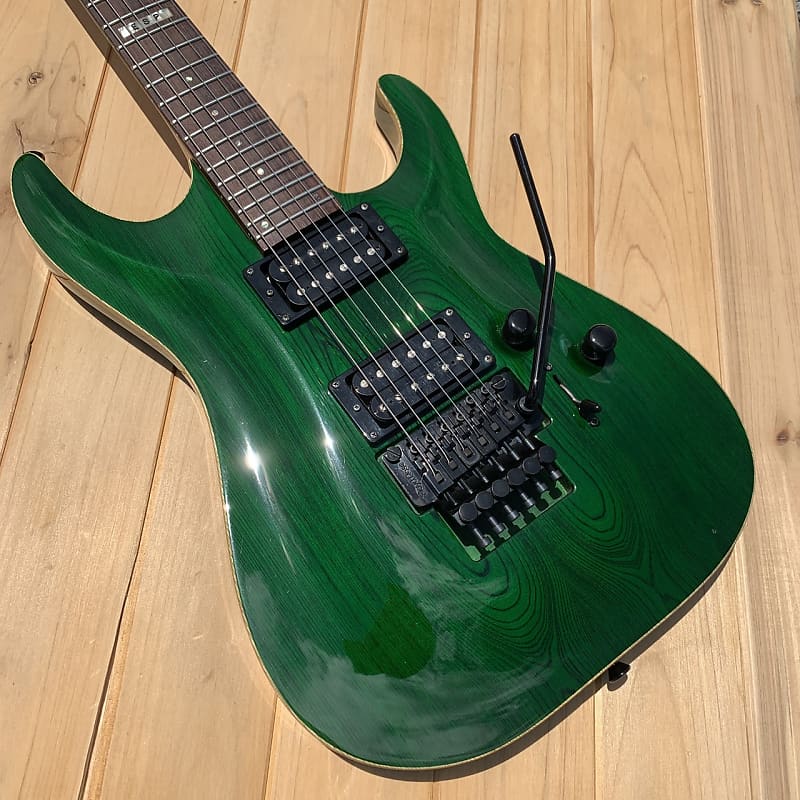 ESP 1995 Custom Horizon, See-Thru Green, w/case | Reverb
