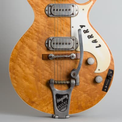 Bigsby  Standard Semi-Hollow Body Electric Guitar (1958), ser. #91558, original black hard shell case. image 3
