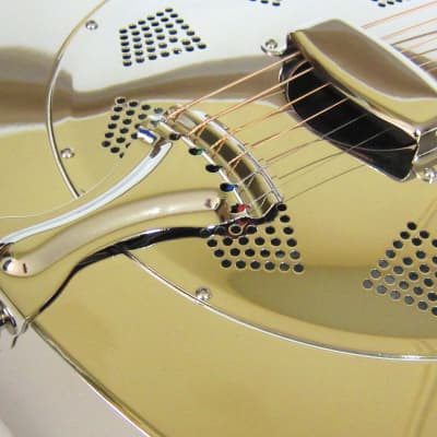 Regal Acoustic Resonator Guitar Nickel-Plated Steel Body - Open Box image 10