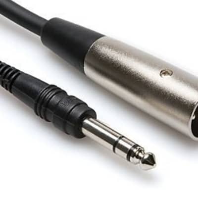 Hosa STX-115M Balanced Interconnect Cable 1/4" TRS to XLR3M, 15 ft