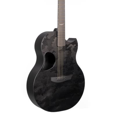 McPherson Sable Carbon Fiber Guitar with CAMO Top and Black Hardware image 3