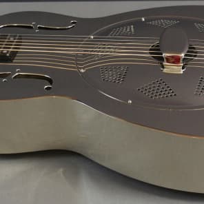 Dobro Hound-Dog M14 Metal body Acoustic Round Neck Resonator Guitar image 5