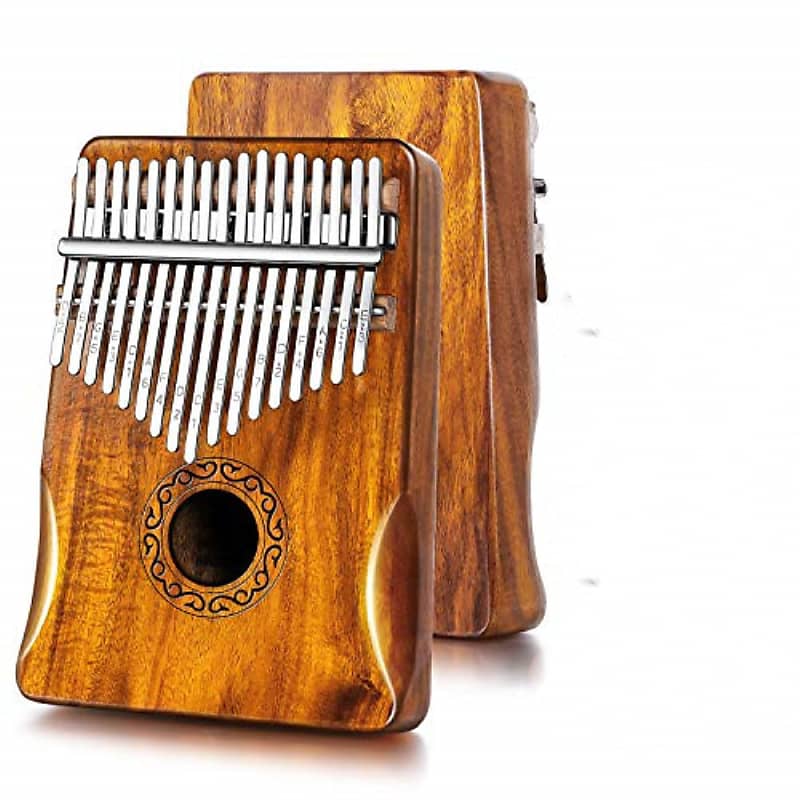 Mahogany Wood Kalimba Thumb Piano 17 Keys , Finger Piano | Reverb