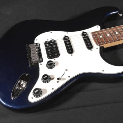Fender Anniversary American Series Stratocaster HSS MODIFIED - Deep Metallic Blue for sale