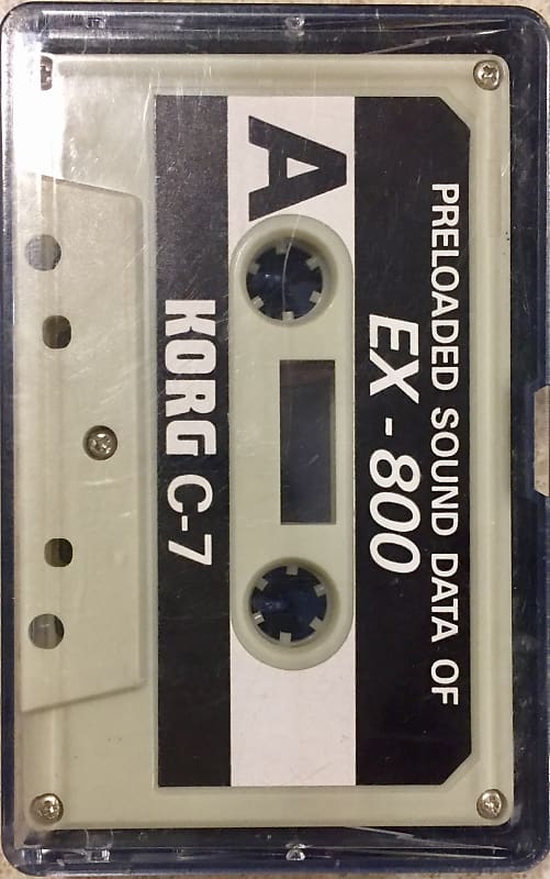 Korg Ex-800 factory data cassette image 1