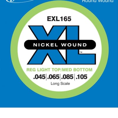 D'Addario Nickel Wound Electric Bass Strings - Custom Light - Long Scale  45-65-85-105 image 2