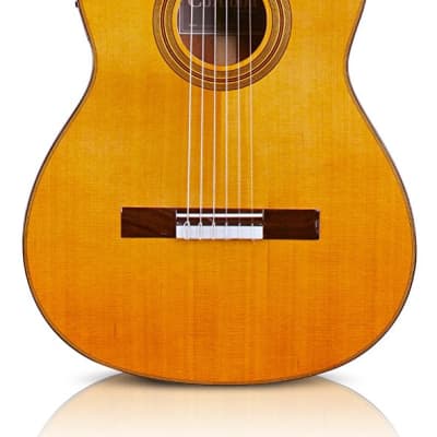 Cordoba Fusion 12 Natural CD Natural - Solid Cedar Top - Acoustic Electric Nylon String Guitar image 1
