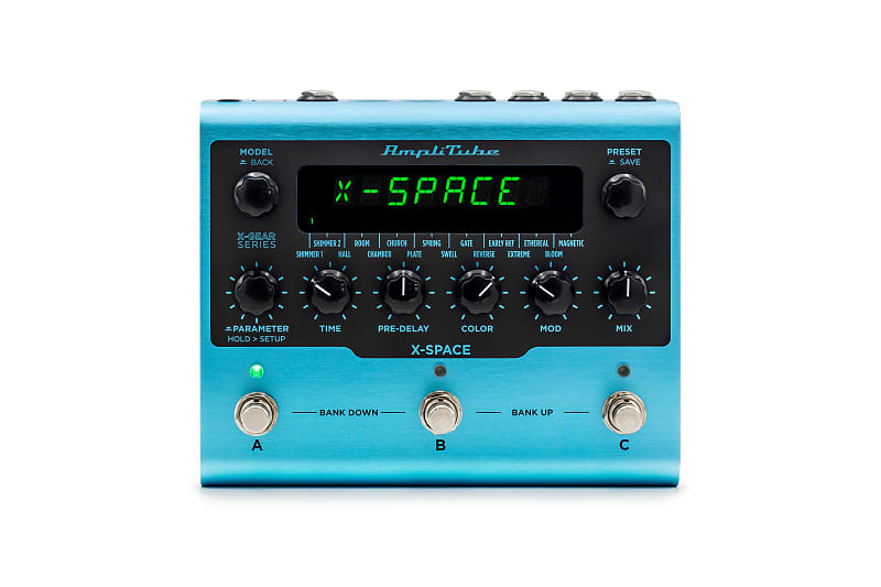 IK Multimedia AmpliTube X-SPACE Reverb Boutique Guitar Digital Effects Pedal image 1