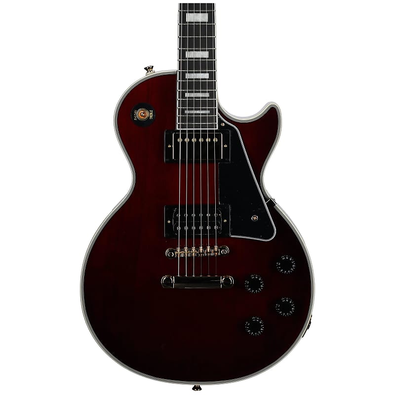 Epiphone Jerry Cantrell Wino Les Paul Custom Electric Guitar (with Case), Wine Red image 1