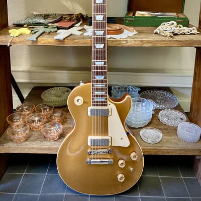 Gibson Les Paul Deluxe 2015 - Goldtop - 100th Anniversary Edition for sale