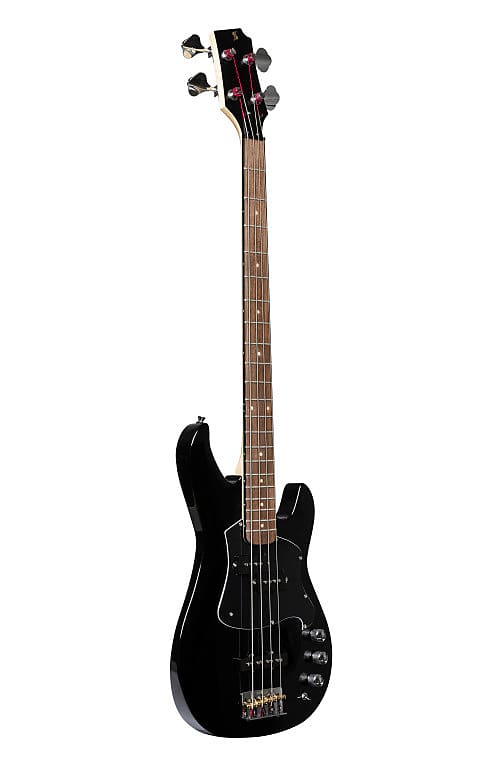 STAGG Electric bass guitar Silveray series "P" model Black image 1