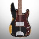 Fender Custom Shop 1960 Heavy Relic Precision Electric Bass (with Case), Aged Black