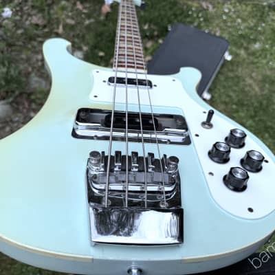 2004 Rickenbacker 4003 bass Rare Color of the Year: Blue Boy - OHSC image 11