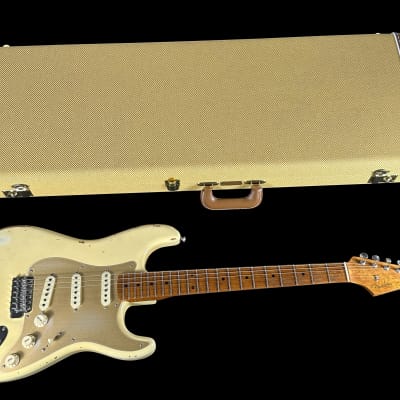 2017 Fender Stratocaster '56 Custom Shop 30th Anniversary Roasted Relic NAMM Limited Edition ~ Vintage White image 11
