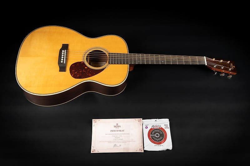 2021 Sigma S000R-28 - Natural | All Solid OM/000 Acoustic Guitar | CoA OHSC