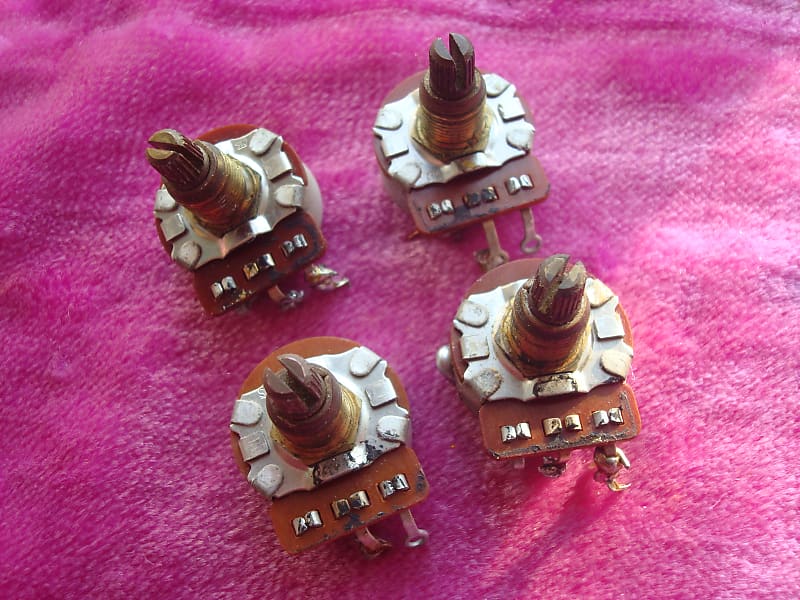 Vintage 1974 Gibson / CTS Les Paul Standard / Custom Pot Set Reverb