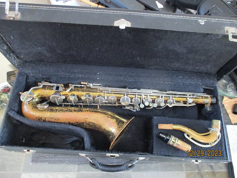 Selmer Bundy Tenor saxophone with case and mouthpiece Reverb