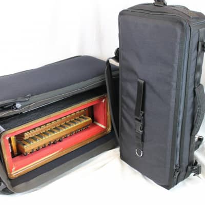 NEW Black Fuselli Jet Set Soft Case Gig Bag for Accordion XL 22" x 21.5" x 10" fits Full Size 120 Bass and Extended Key image 5