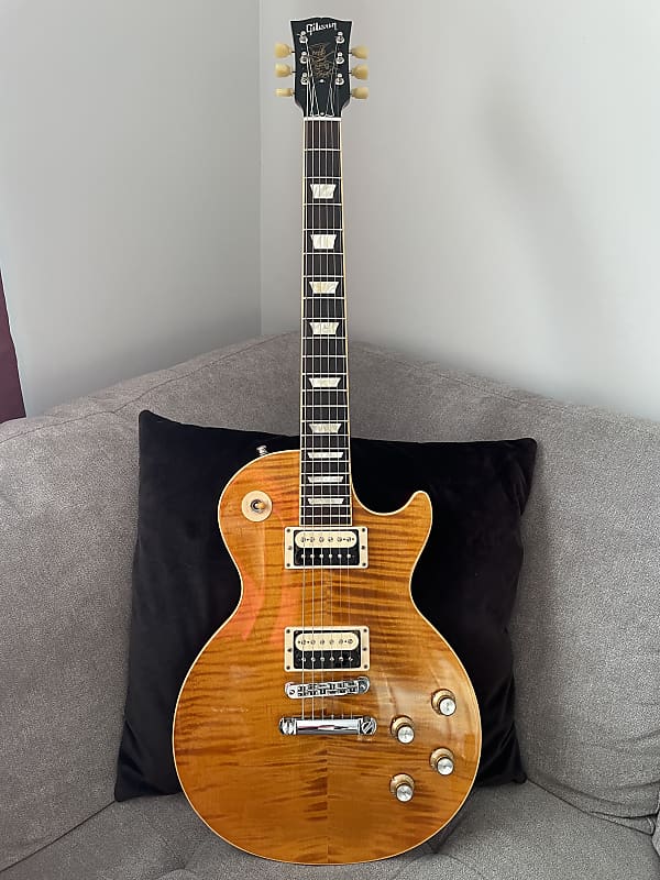 Gibson Les Paul Slash Appetite Electric Guitar | Amber | Reverb Canada