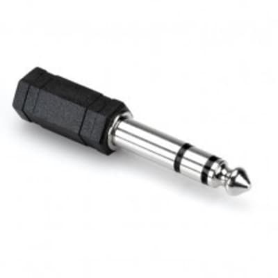 Hosa GPM-103 3.5mm (1/8") TRS to 1/4" TRS Headphone Adapter image 1