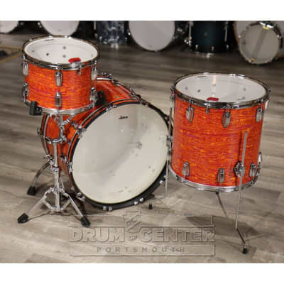 Ludwig Legacy Maple 3pc "Densmore" Drum Set Mod Orange image 2