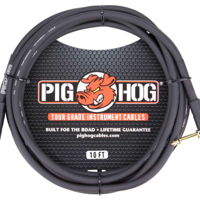 Zoom G1X Four Guitar Multi-Effects Processor With Built-In Expression Pedal + Pig Hog 10ft 1/4" TRS - 1/4" TRS Cable + Pig Hog Tour Grade 10ft Instrument Cable 1/4 Inch to 1/4 Inch Right Angle to Straight Connectors - PH10R + Pig Hog PP9V Pig Power 9V DC image 4