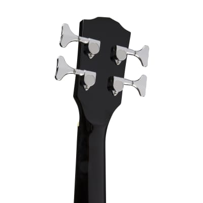 Fender CB-60SCE Acoustic Bass Guitar w/Cutaway & Electronics, Laurel FB, Black image 6