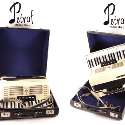 Rare German TOP Quality Accordion Weltmeister Unisella - 80 bass, 8 switches + Original Hard Case & Straps - Video image 3