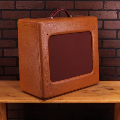 Tweed TV Front Combo Cabinet Shellac Tint and Nitro Lacquer | Reverb