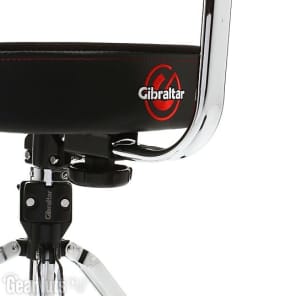 Gibraltar 9608MB Moto-style Drum Throne with Backrest image 10