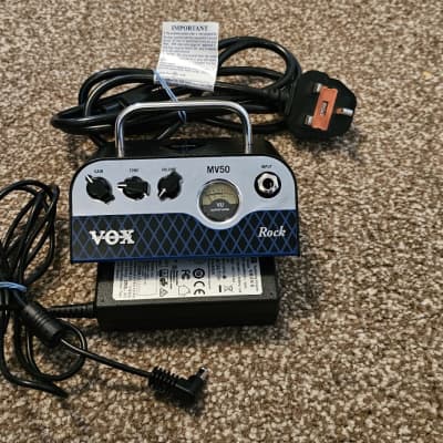Vox MV50 Rock 50-Watt Guitar Amp Head 2017 - Present - Blue / Silver for sale
