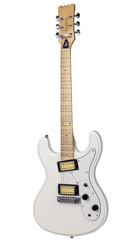 Eastwood HI-FLYER PHASE 4 MT Replica Nirvana Bolt-On Maple Microtonal Neck 6-String Electric Guitar image 1
