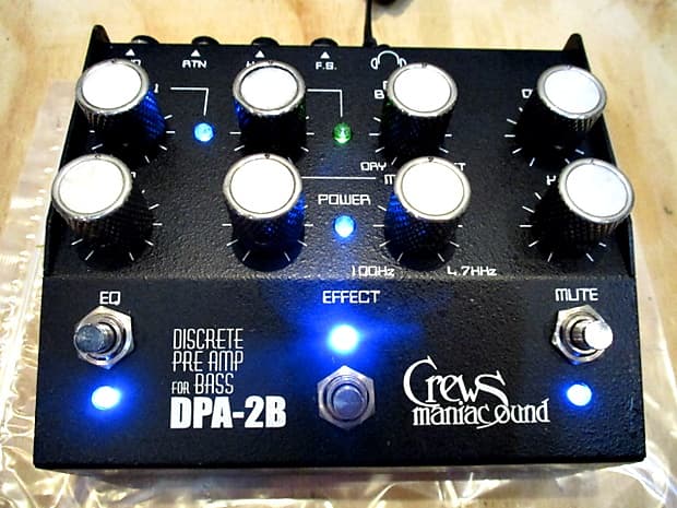 Crews Maniac Sound DPA-2B Two Channels Bass Preamp [This Week Quick Sale]