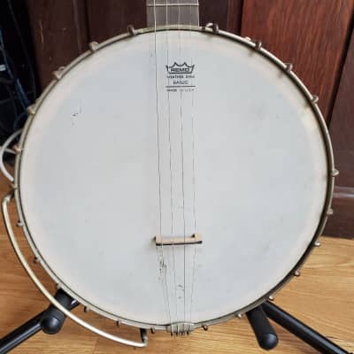 Antique 1923 Vega Style F Tenor Banjo~ 4 String Tone Monster ~ Good+ Condition image 5