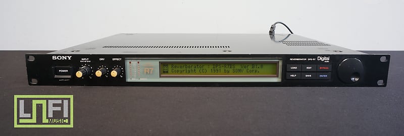 Sony DPS-R7 BodySonic 90s Stereo Digital Reverb 1U Rack Effects Unit - 100V