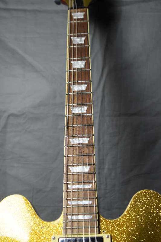 A Beautiful GOLD SPARKLE Italia Torino Semi-Hollow Electric